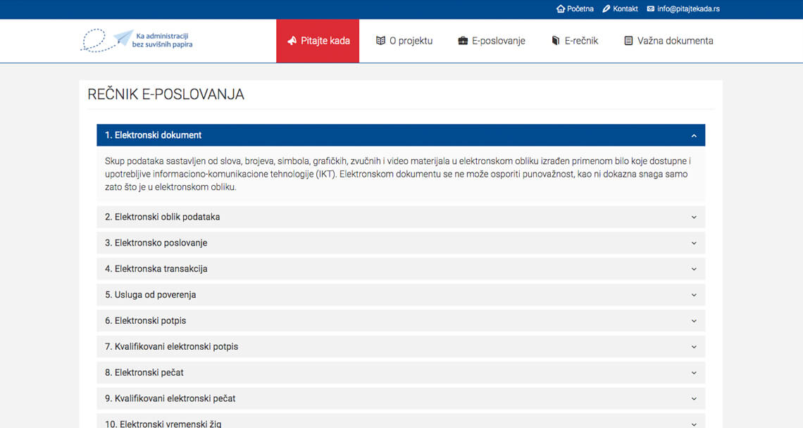 Zea Stim R&D - Izrada web sajta - e-uprava
