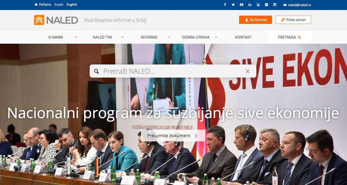 Zea Stim R&D - Izrada web sajta - Naled